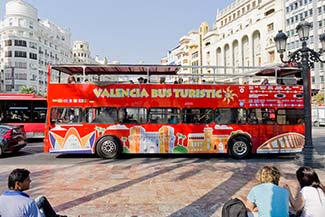 City sightseeing bus in Valencia, Spain