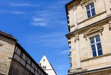 Building styles in Bamberg, Germany