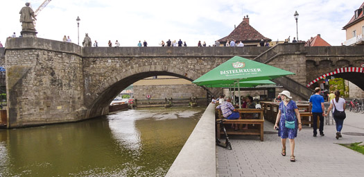 Würzburg: Old Main Bridge and Main River
