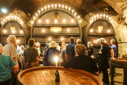 Casks in Staatlicher Hofkeller, Würzburg, Germany