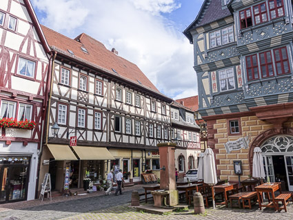 Half-timbered buildings in Miltenberg