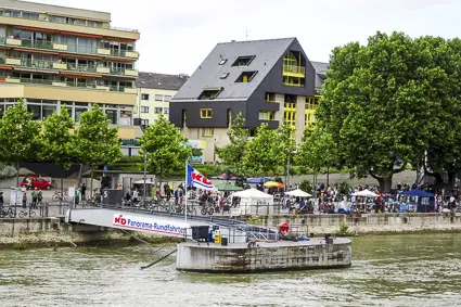 Koblenz KD Rhine Line boat landing