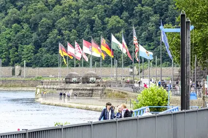 Moselle waterfront in Koblenz