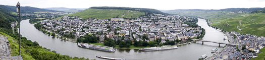 Bernkastel-Kues from Burg Landshut