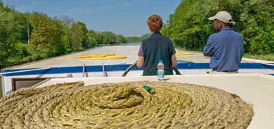 Steering the barge