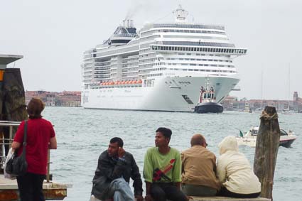 MSC Fantasia in Venice, Italy