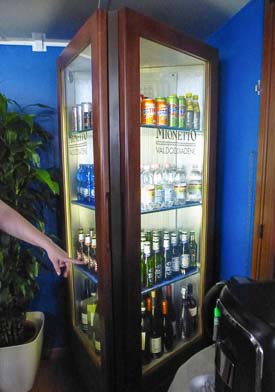 Drinks refrigerator on LA BELLA VITA