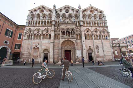 Piazza Duomo and Ferrara Cathedral