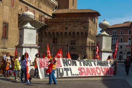 Demonstration in Ferrara