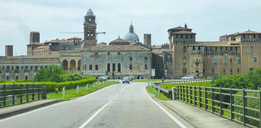 Arriving in Mantua