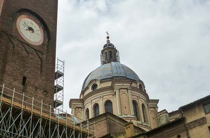 Earthquake damage in Mantua, Italy