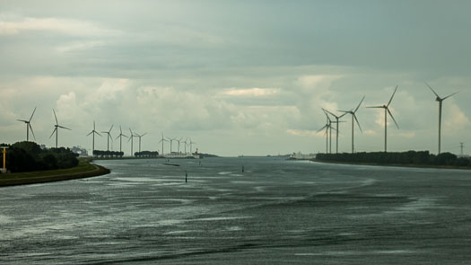 Wind farm near Rotterdam