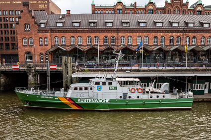 Deutsches Zollmuseum with German Coast Guard vessel