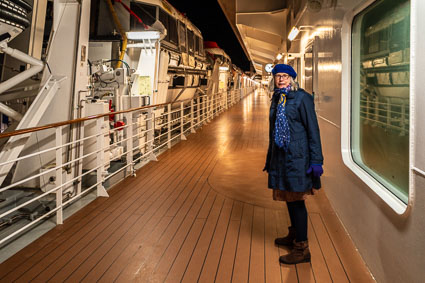 Cheryl Imboden on MSC PREZIOSA Boat Deck