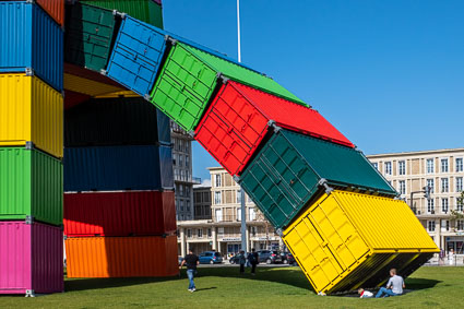 Catène de Containers, Le Havre