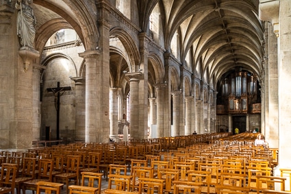 Interior of Note-Dame Cathedral, Le Havre