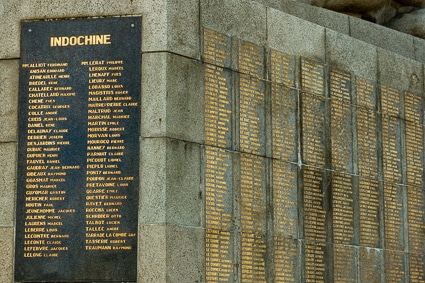 Lists of war victims at Le Havre War Memorial