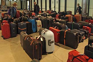 MSC baggage claim in Venice