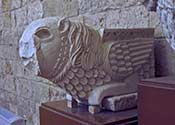 Castello Normanno Svevo bird sculpture