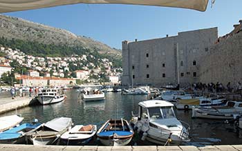 Dubrovnik Old Harbour and fortifications