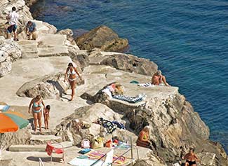 Dubrovnik sunbathing terrace