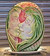 MSC Poesia watermelon sculpture