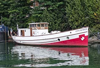 Boat on River Seine