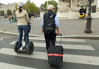 Segway scooter in Paris