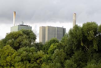 Industrial landscape on the Seine