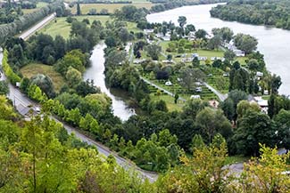 View of Seine from Chateau Gaillard