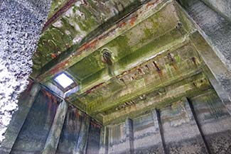 Interior of Phoenix caisson at Arromanches