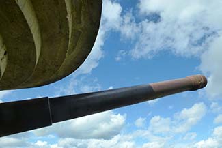 German gun near Arromanches and Omaha Beach