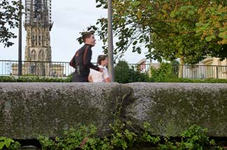 Jogger in Rouen, France