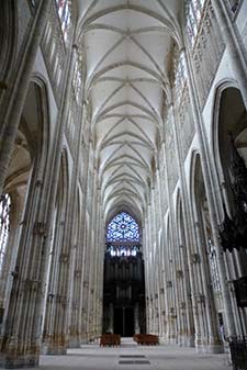 Interior of St-Ouen Church, Rouen