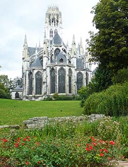 Park behind St-Ouen Church, Rouen