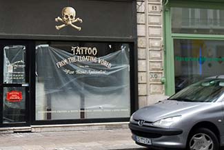 Tattoo parlor in Rouen