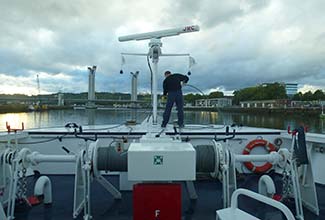 Sailor on RIVER BARONESS in Rouen