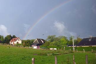 Rainbow in Normandy