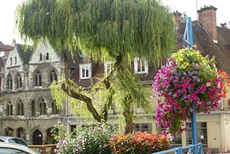 Maison des Tempiers and landscaping, Caudebec-en-Caux