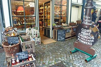 Cider shop in Honfleur