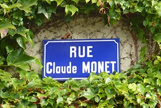 Rue Claude Monet in Giverny