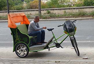 Pedicab in Paris