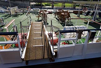 Gangway from RIVER BARONESS to CEZANNE