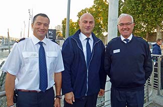 Captain and officers of RIVER BARONESS