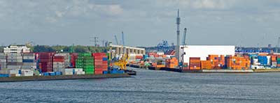 Rotterdam container port