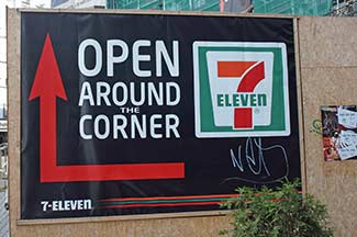 7-11 sign in Oslo