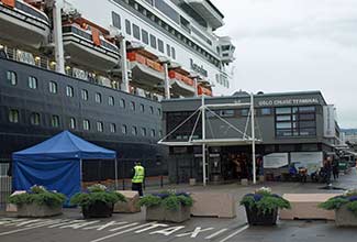 MS ROTTERDAM at Oslo Cruise Terminal