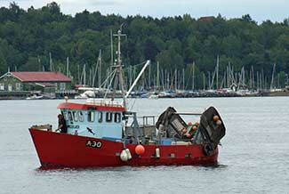 Oslo fishing boat in harbor