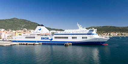 SNCM ferry in Ajaccio, Corsida