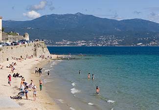 Ajaccio beach